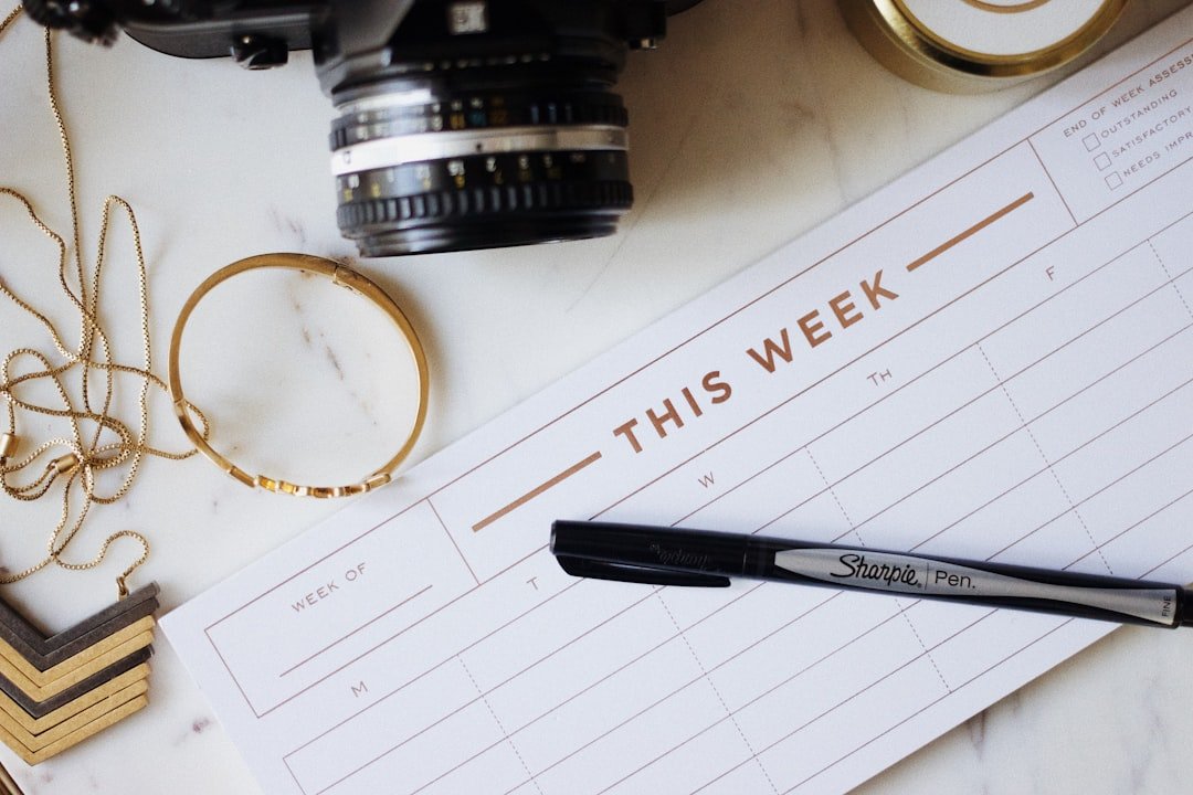 Business planning calendar